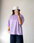 Lilac Baggy Drop Shoulder