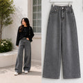 Charcoal Wide Leg Jeans