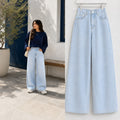 Ice-Blue Wide Leg Jeans