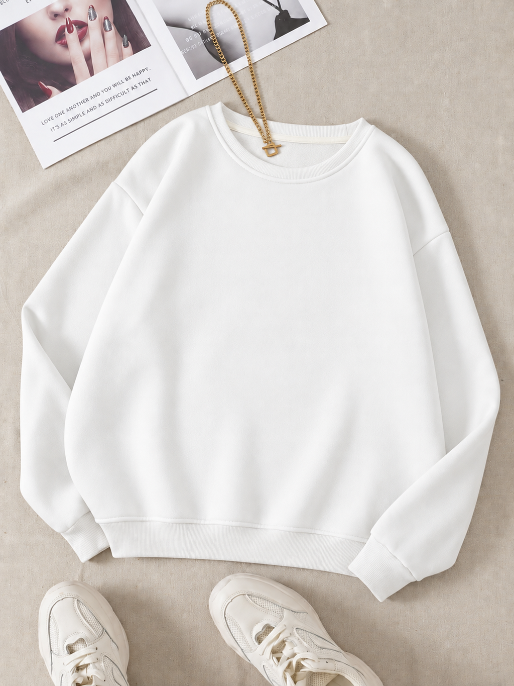 White Sweatshirt