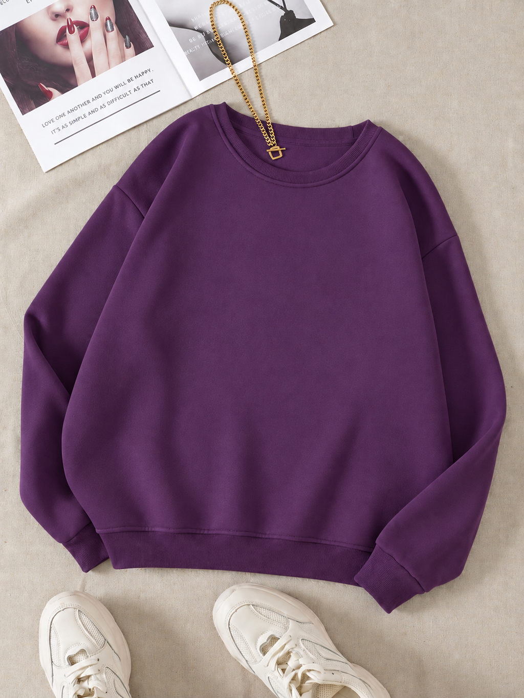 Purple Sweatshirt