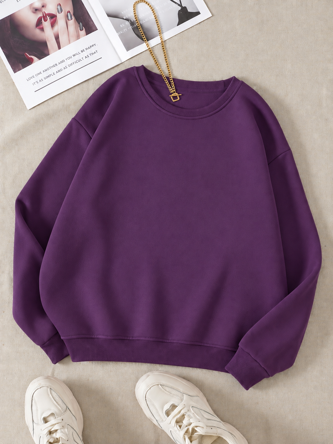 Purple Sweatshirt
