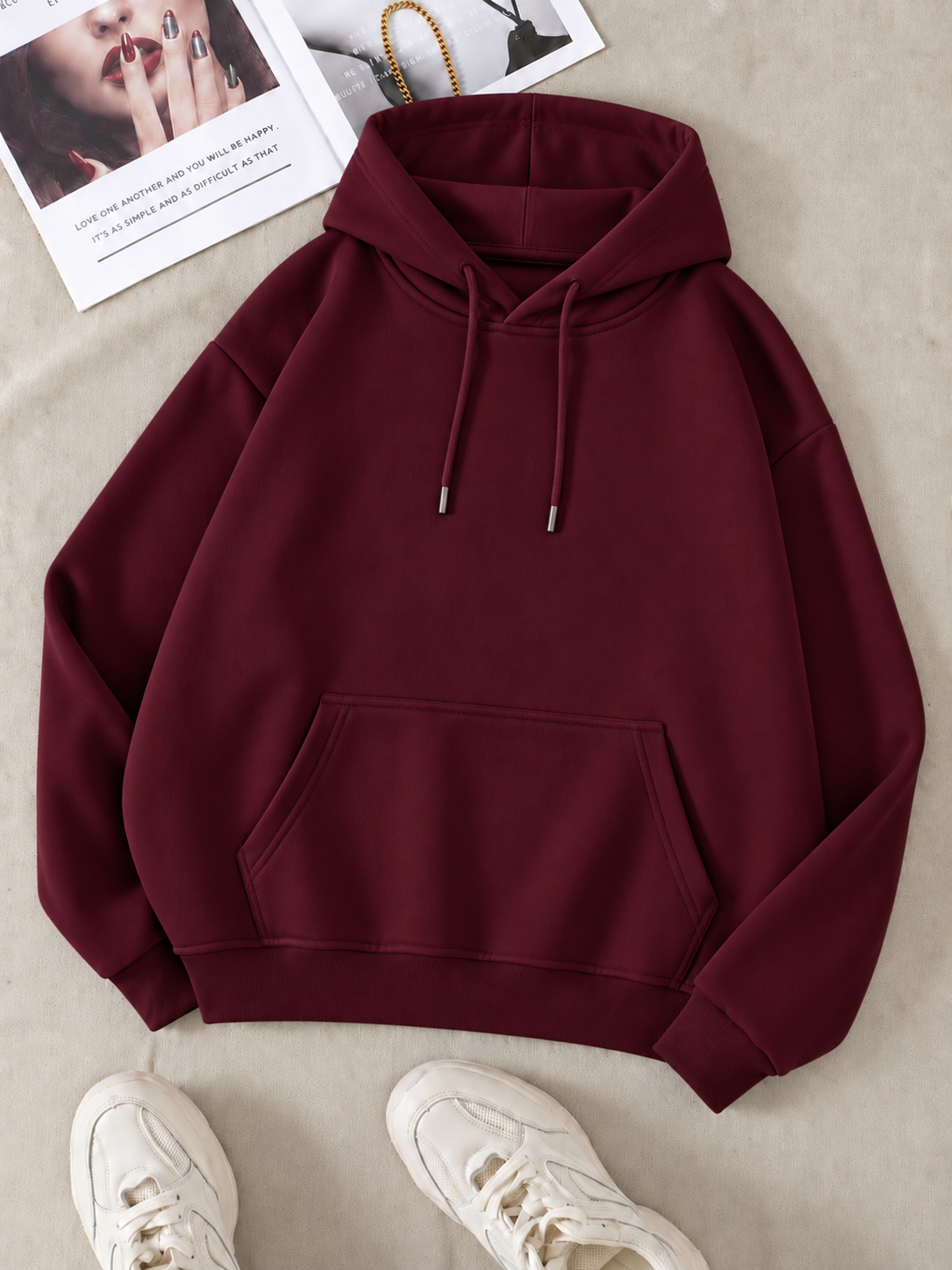 Burgundy Hoodie