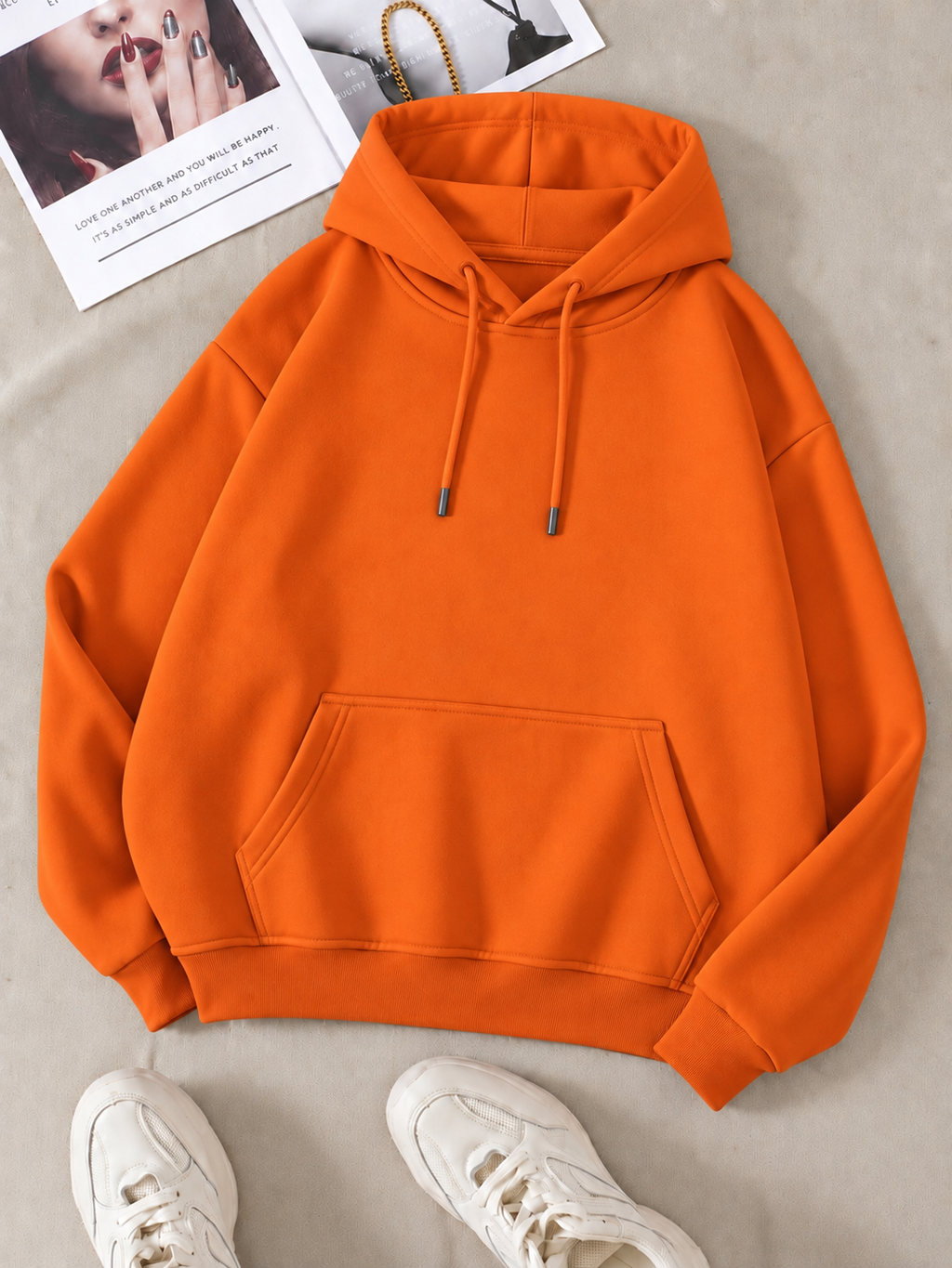 Orange Hoodie