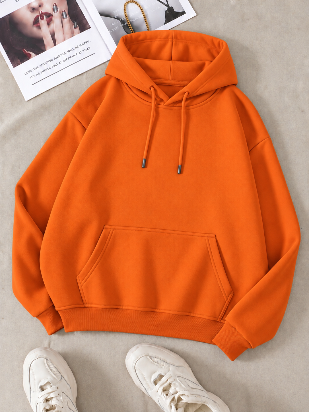 Orange Hoodie