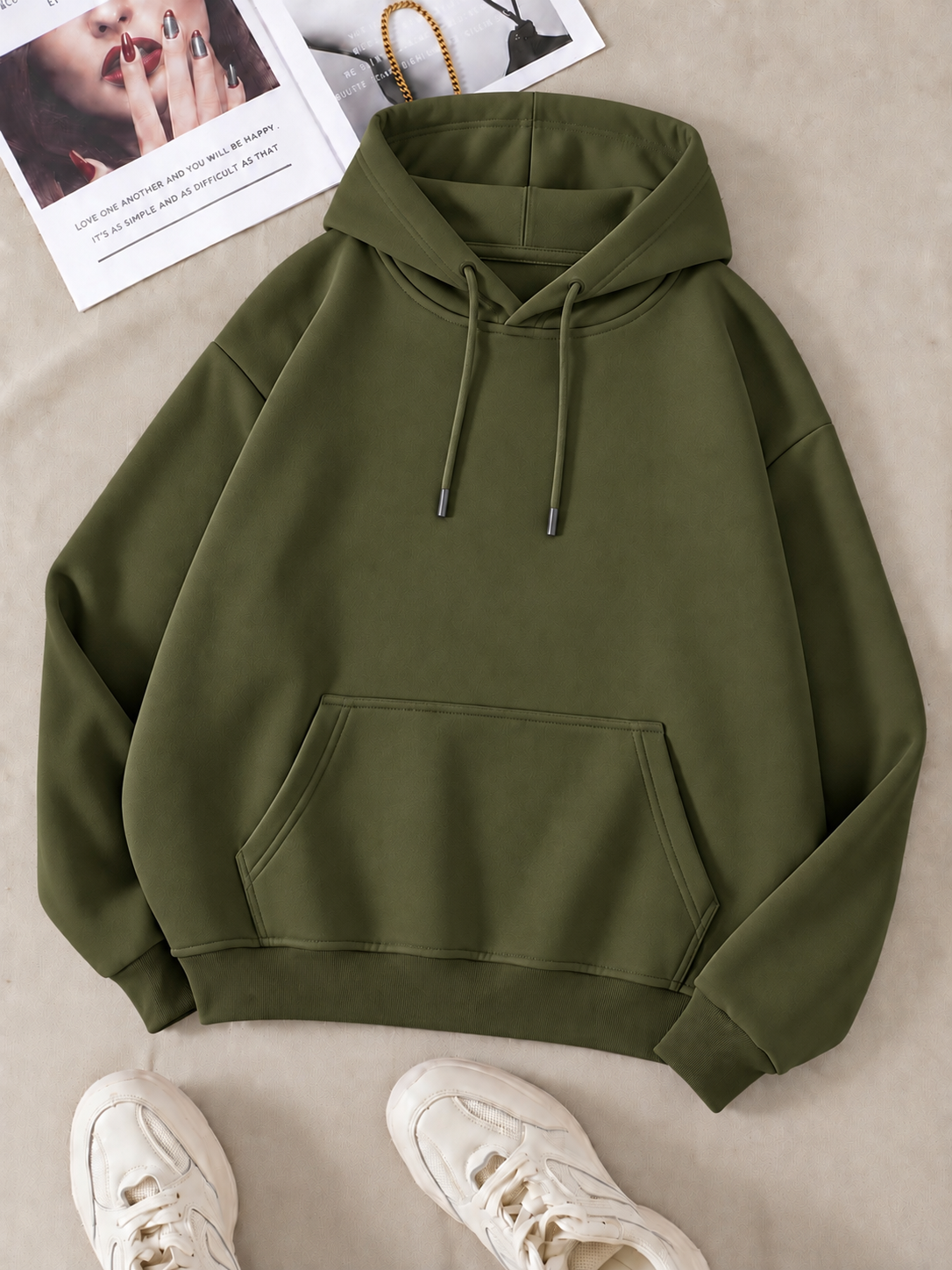 Olive Green Hoodie