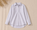 White Striped Button Down Shirt