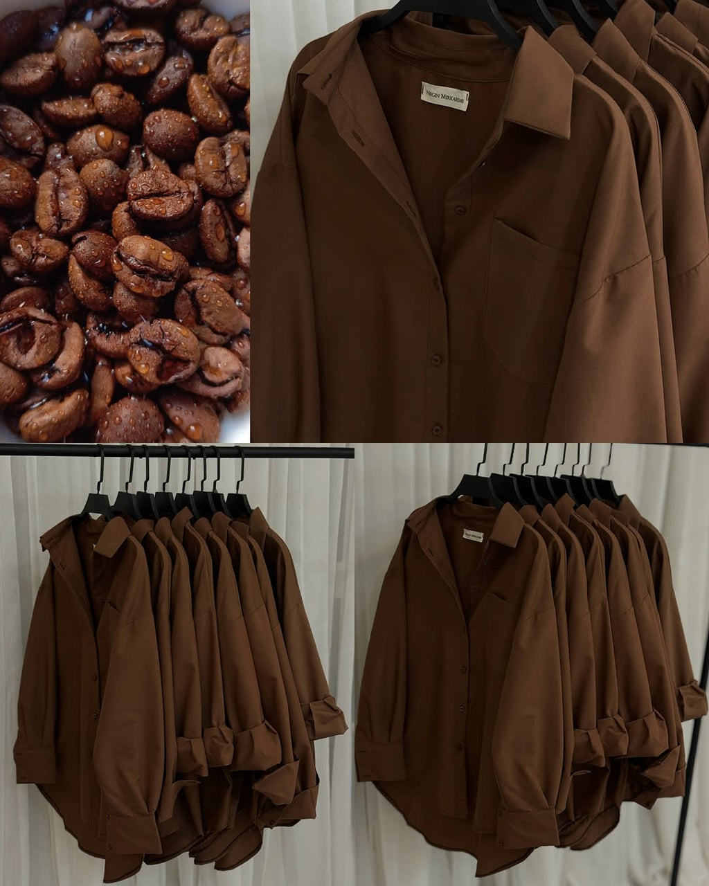 Dark Brown Button Down Shirt