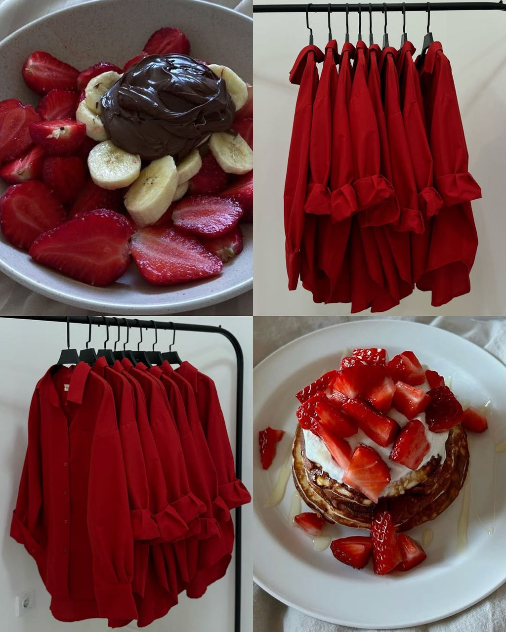 Red Button Down Shirt