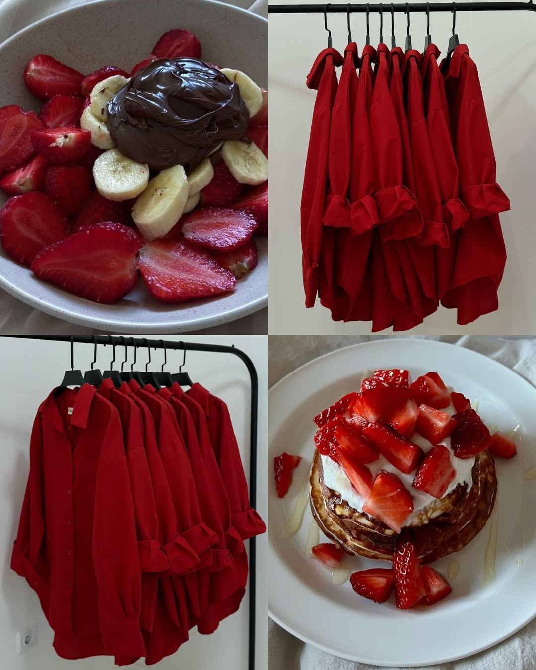 Red Button Down Shirt