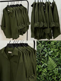 Olive Green Button Down Shirt