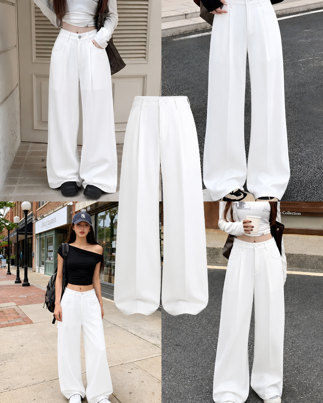 White Formal Pants