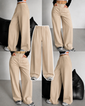 Beige Formal Pants